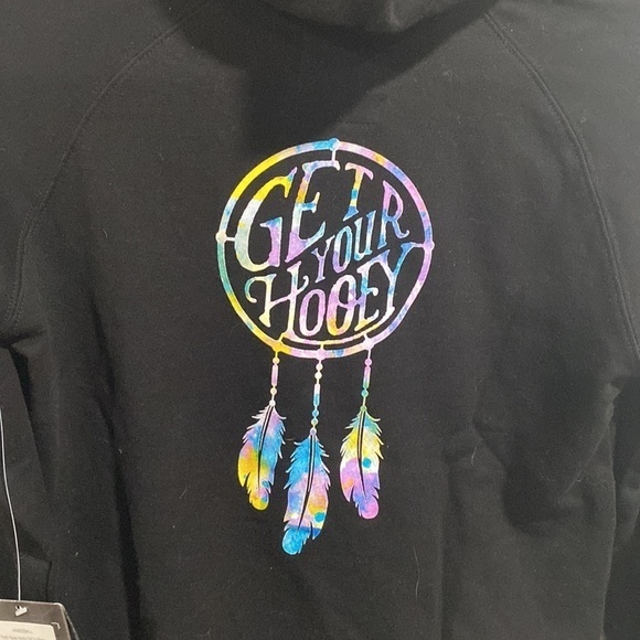 NWT Kids Hooey black zip up size large - Picture 4 of 4